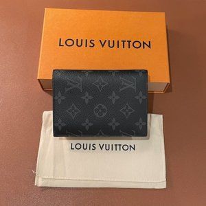 Louis Vuitton Monogram Eclipse Passport Cover
